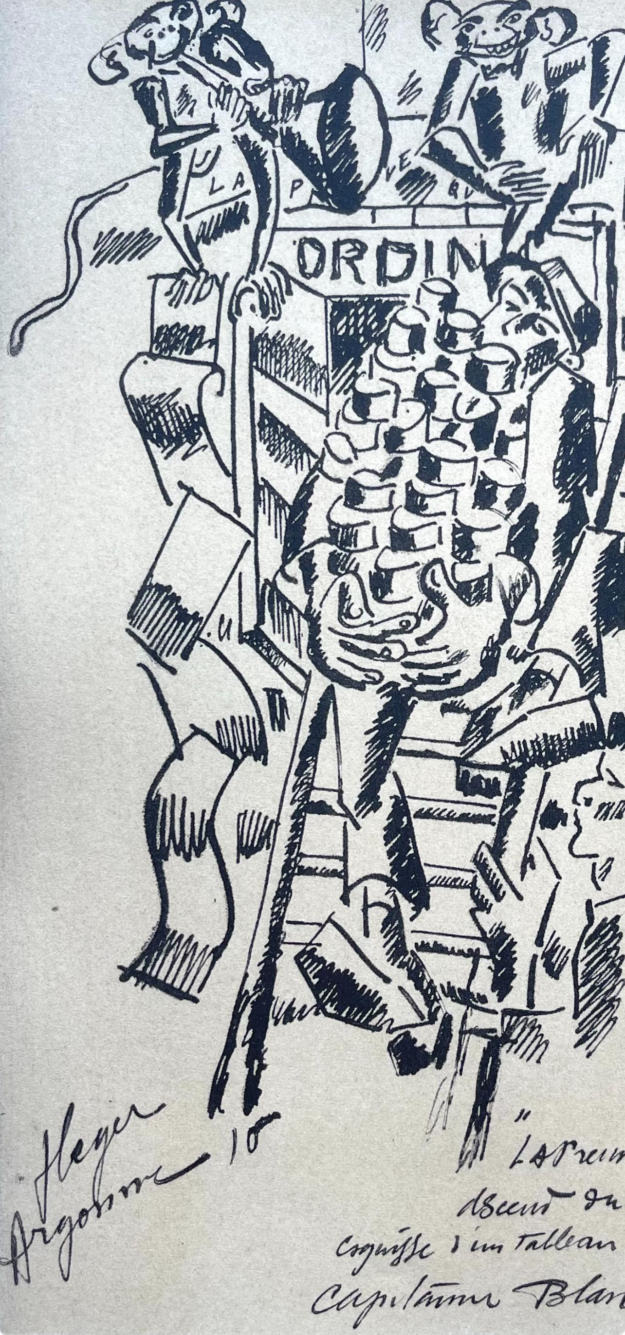 Léger, La Preuve Que L'homme Descend, Fernand Léger : Dessins de Guerre (après) en vente 3