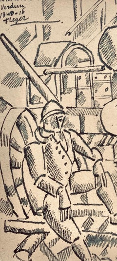 Fernand Leger, Das 100-Millimeter-Geschütz der Marine, Kriegszeichnungen 1915-16, 1956 (nach)