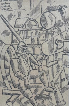 Vintage Léger, Le 100 De Marine, Fernand Léger: Dessins de Guerre (after)