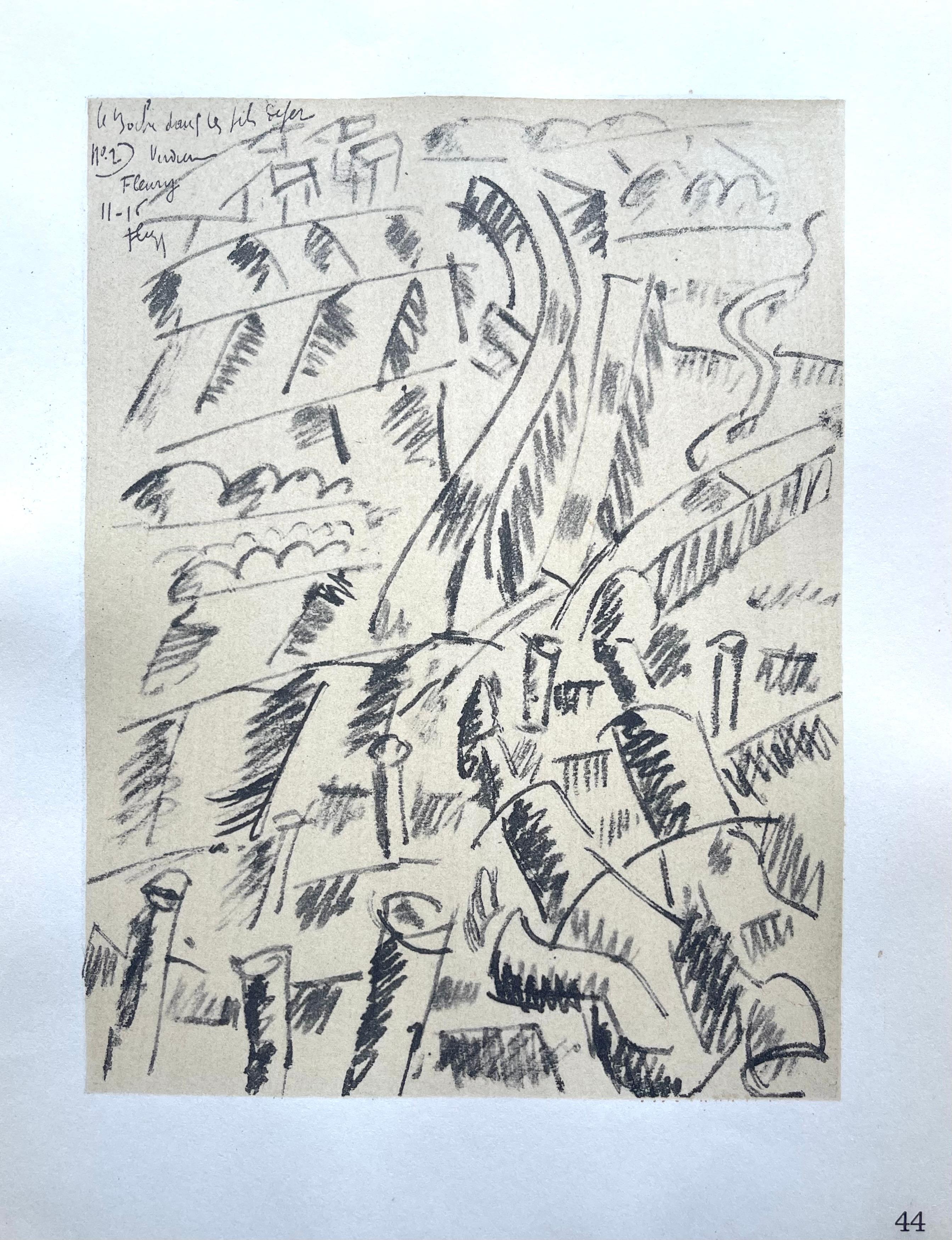 Léger, Le Boche Dans Les Fils De Fer, Fernand Léger: Dessins de Guerre (after) For Sale 4