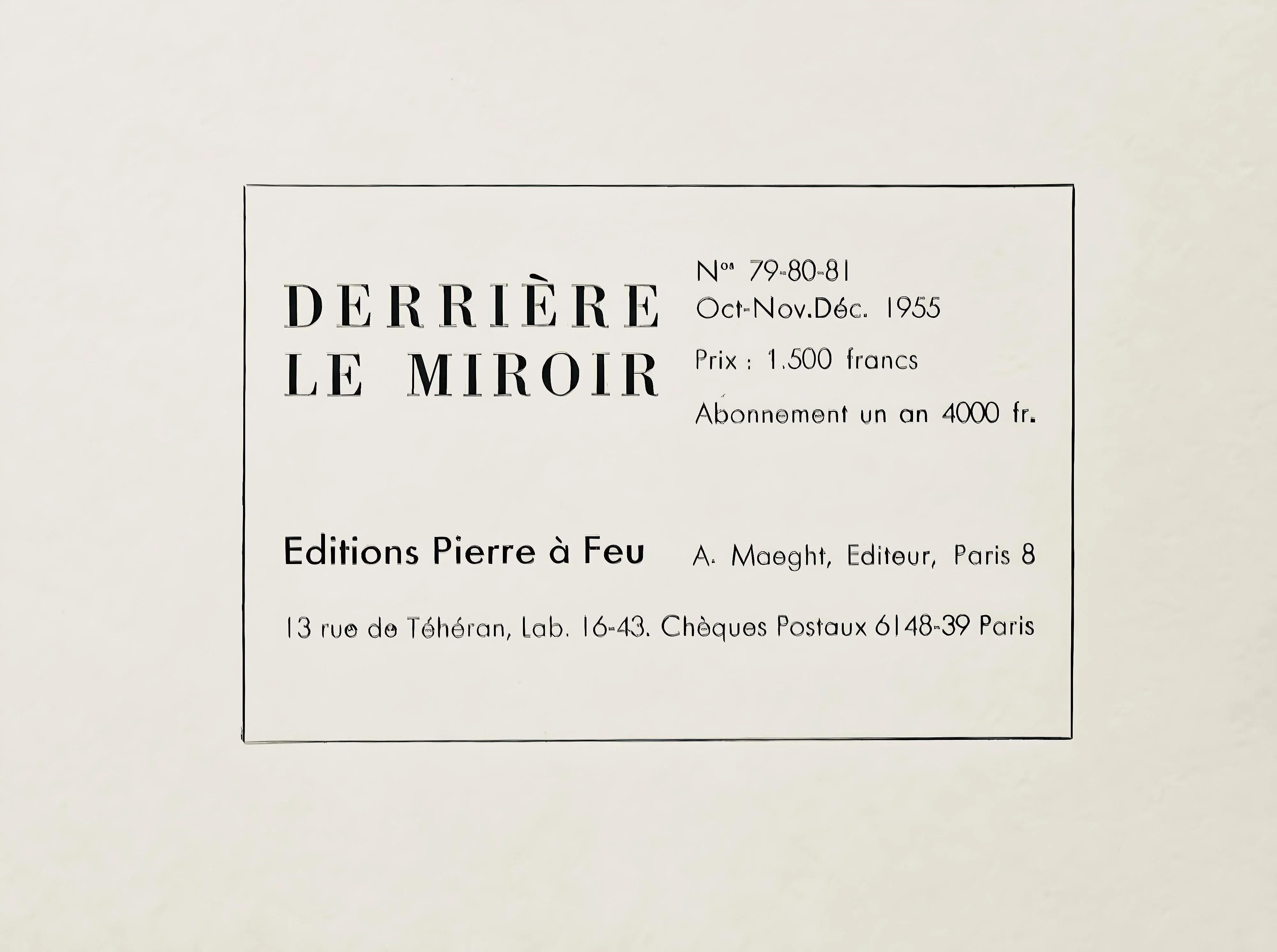 Léger, Le deux figures, Derrière le miroir (después) en venta 1