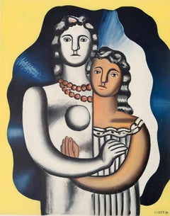 Vintage Léger, Les deux figures, Derrière le miroir (after)