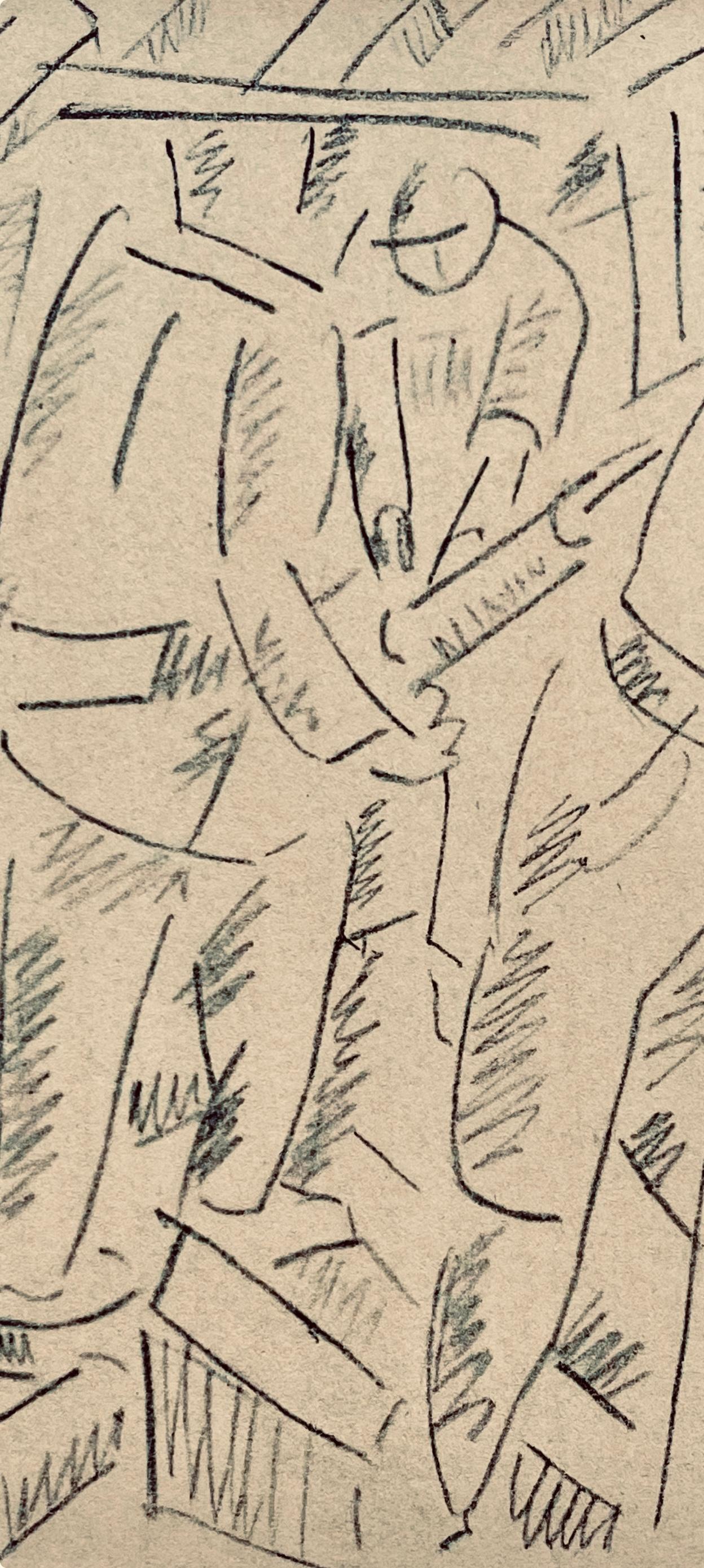 Léger, Les Foreurs, Dessins de Guerre 1915-16 (after) - Print by Fernand Léger