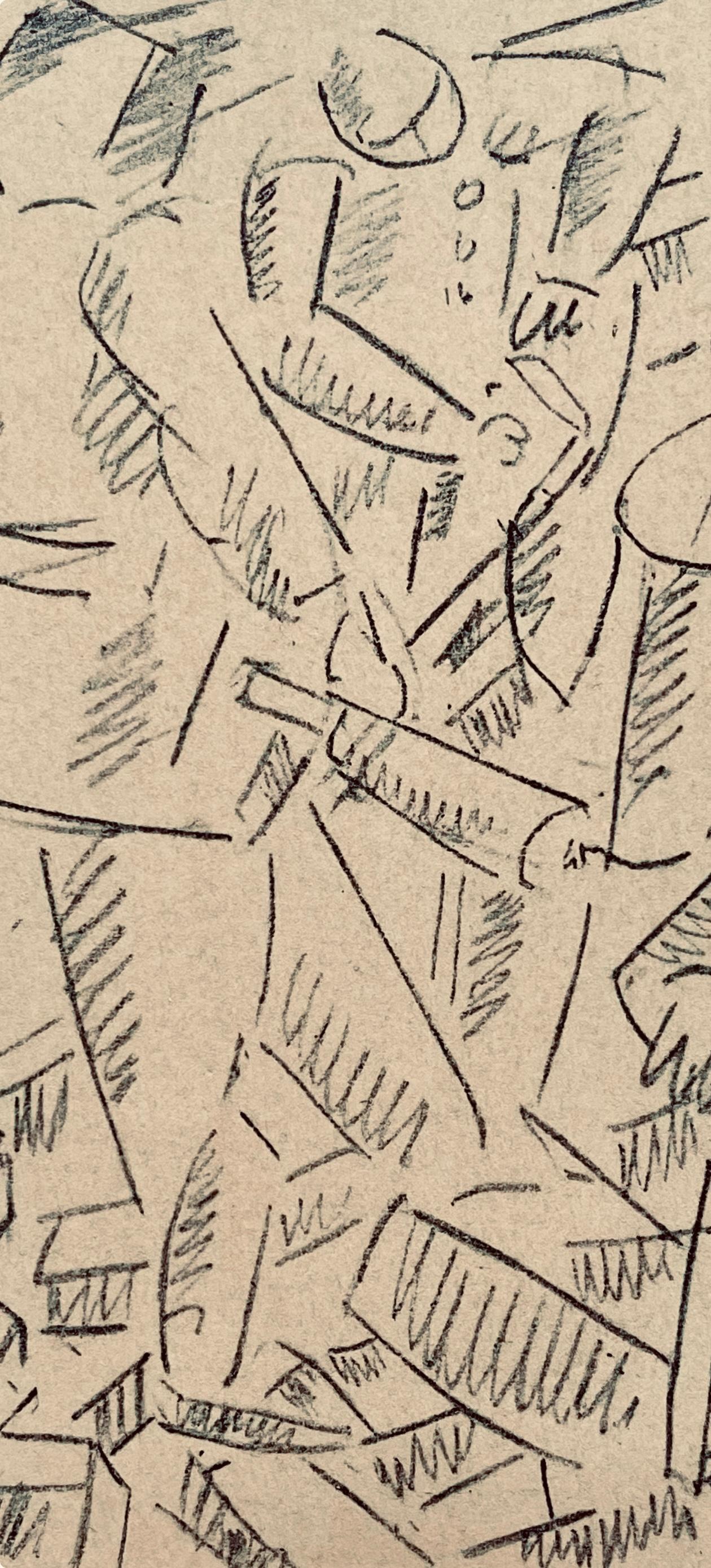 Léger, Les Foreurs, Dessins de Guerre 1915-16 (after) - Print by Fernand Léger