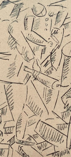 Fernand Leger, The Drillers, from War Drawings 1915-16, 1956 (after)