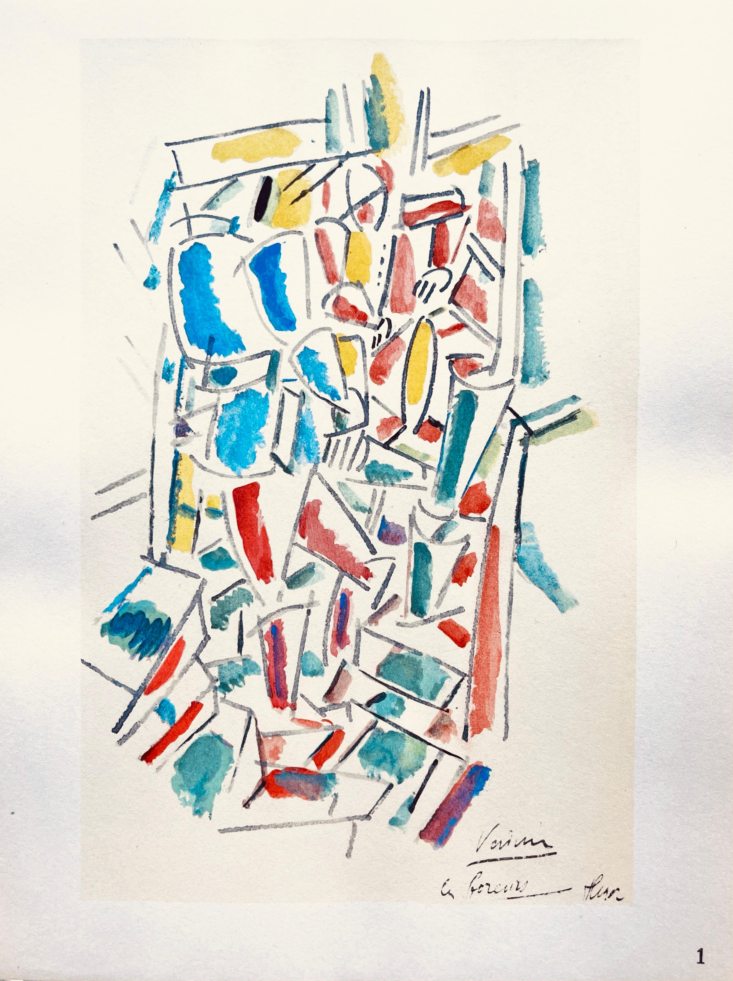 Lithograph, stencil on vélin paper. Paper Size: 10 x 7.75 inches. Inscription: Signed in the plate and unnumbered, as issued. Notes: From the folio, Fernand Léger, Dessins de Guerre 1915-16, 1956. Published by Berggruen et Cie, Paris; printed by