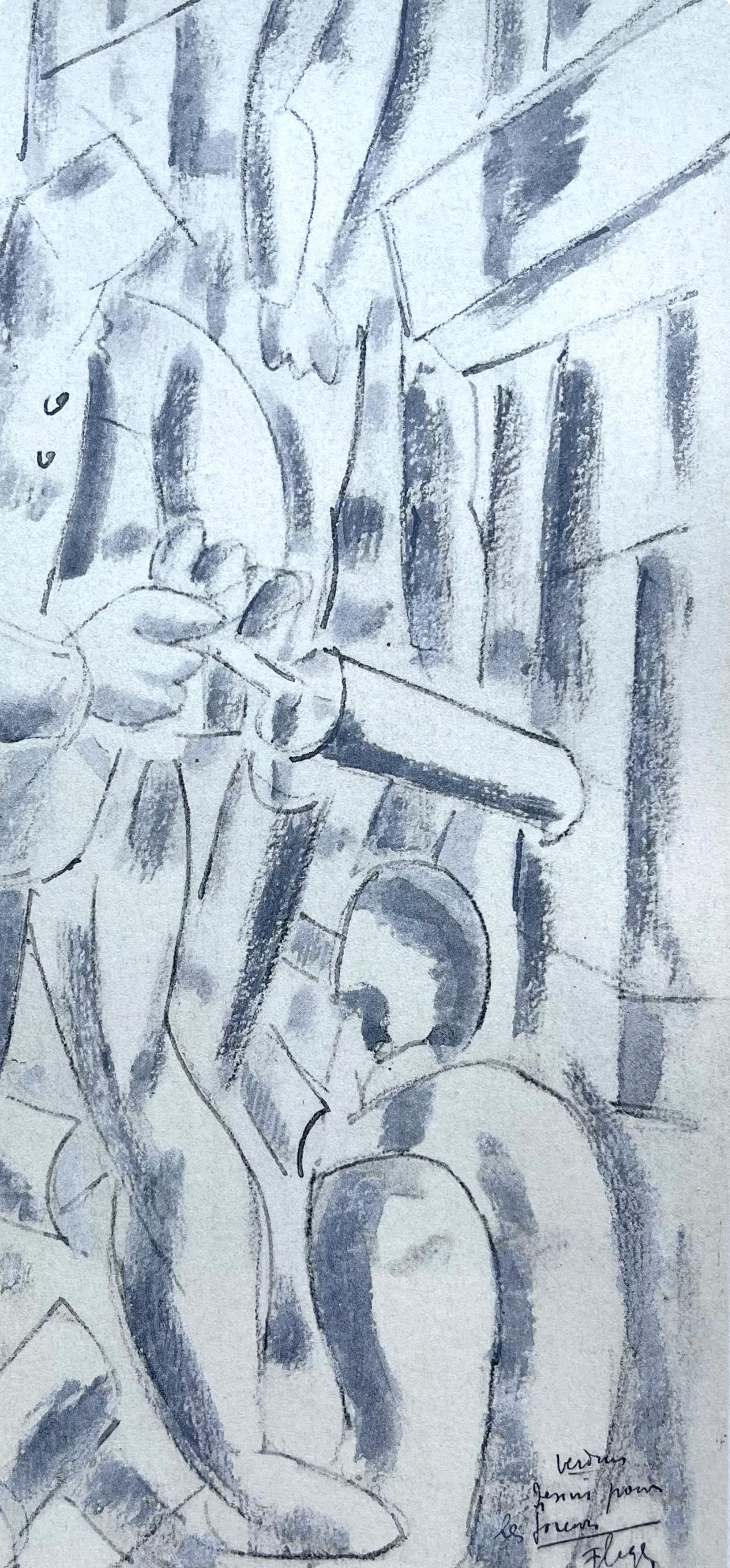 Léger, Les Foreurs, Fernand Léger: Dessins de Guerre (nach) im Angebot 3