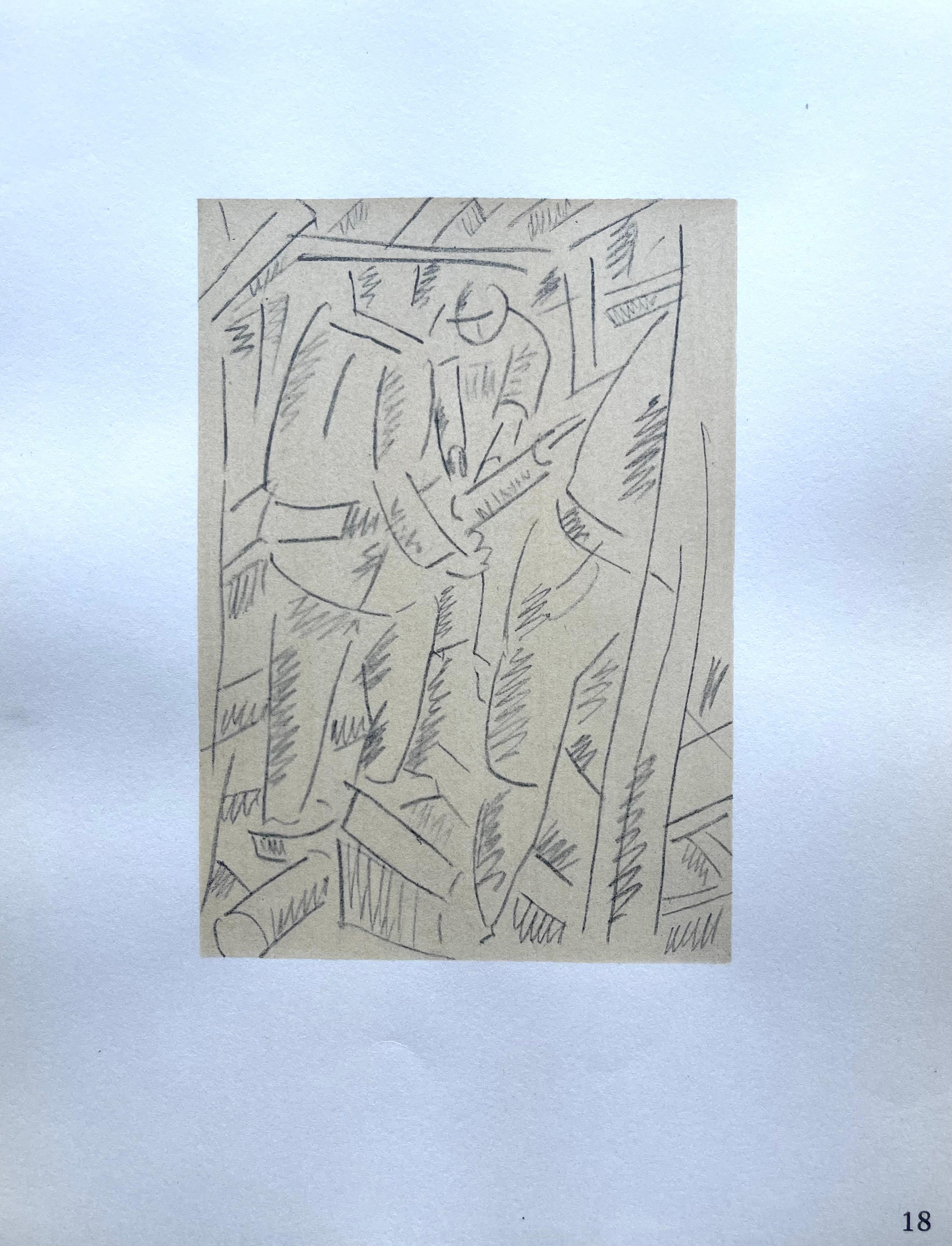 Léger, Les Foreurs, Fernand Léger: Dessins de Guerre (after) For Sale 4