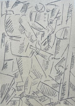 Vintage Léger, Les Foreurs, Fernand Léger: Dessins de Guerre (after)