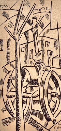Fernand Leger, El obús 220, de Dibujos de guerra 1915-16, 1956 (después)