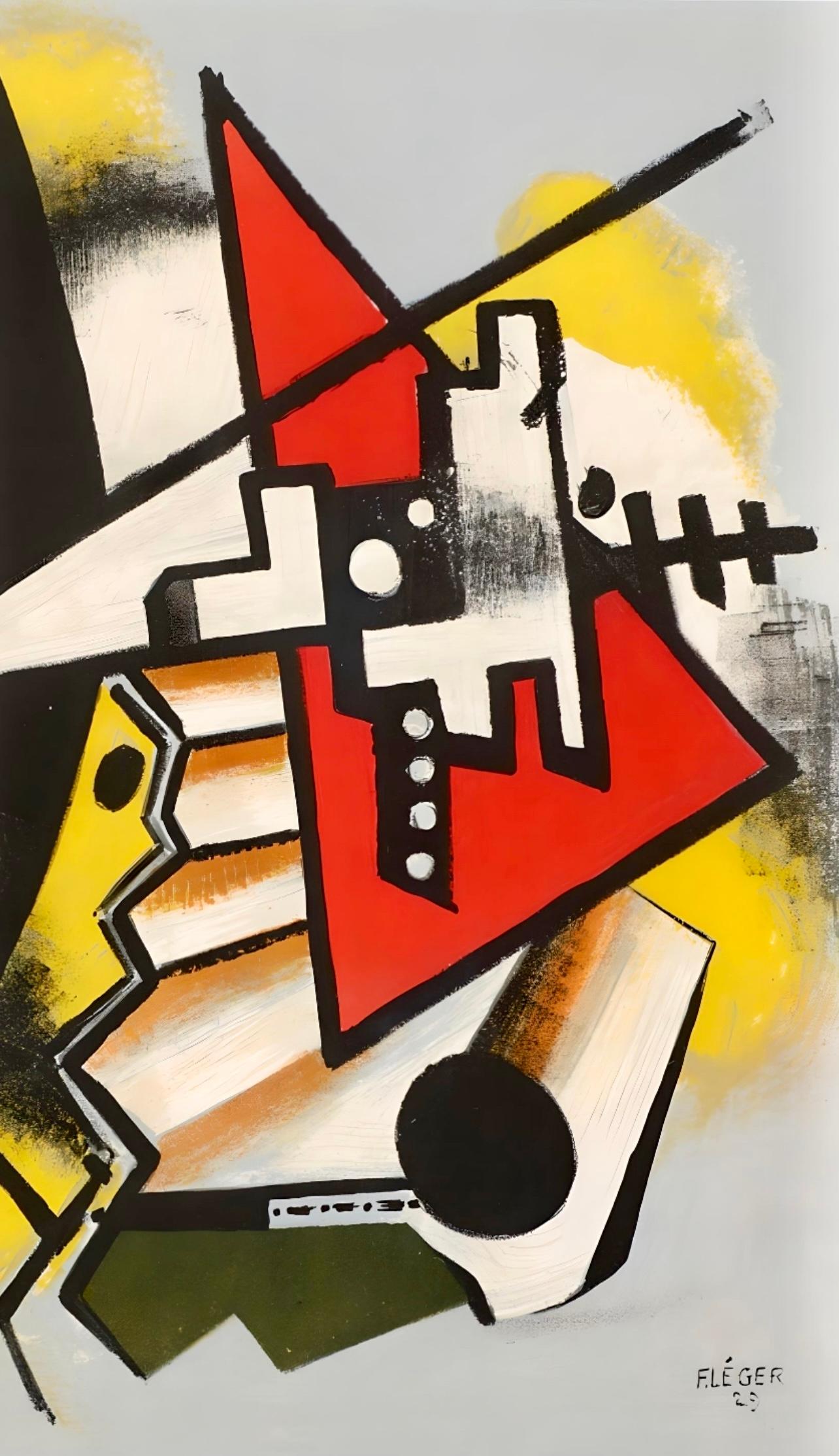 Léger, Nature morte aux clefs, Derrière le miroir (after) - Print by Fernand Léger