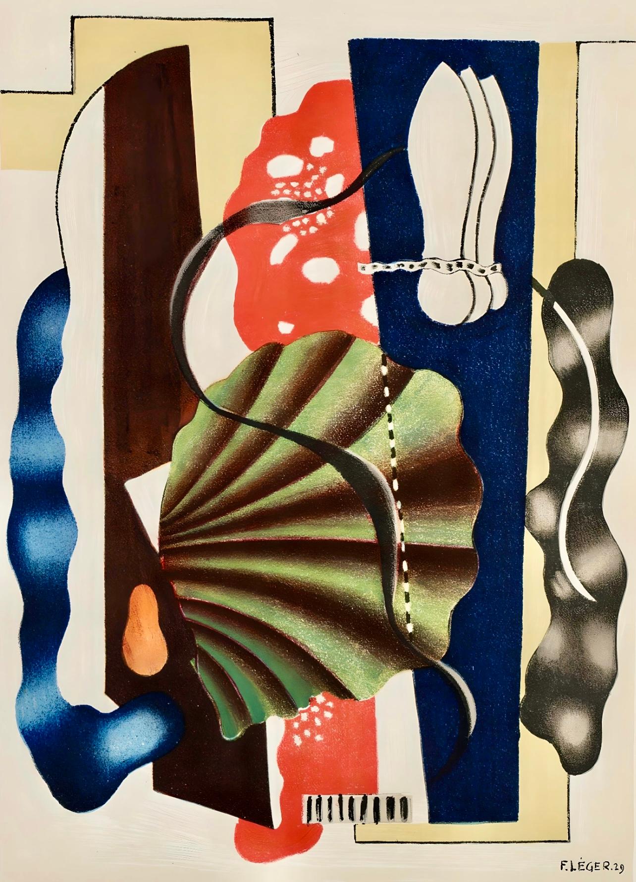 Fernand Léger Abstract Print - Léger, Nature morte, Derrière le miroir (after)