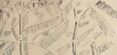 Fernand Leger, Paisaje en Verdún, de Dibujos de guerra 1915-16, 1956 (después)