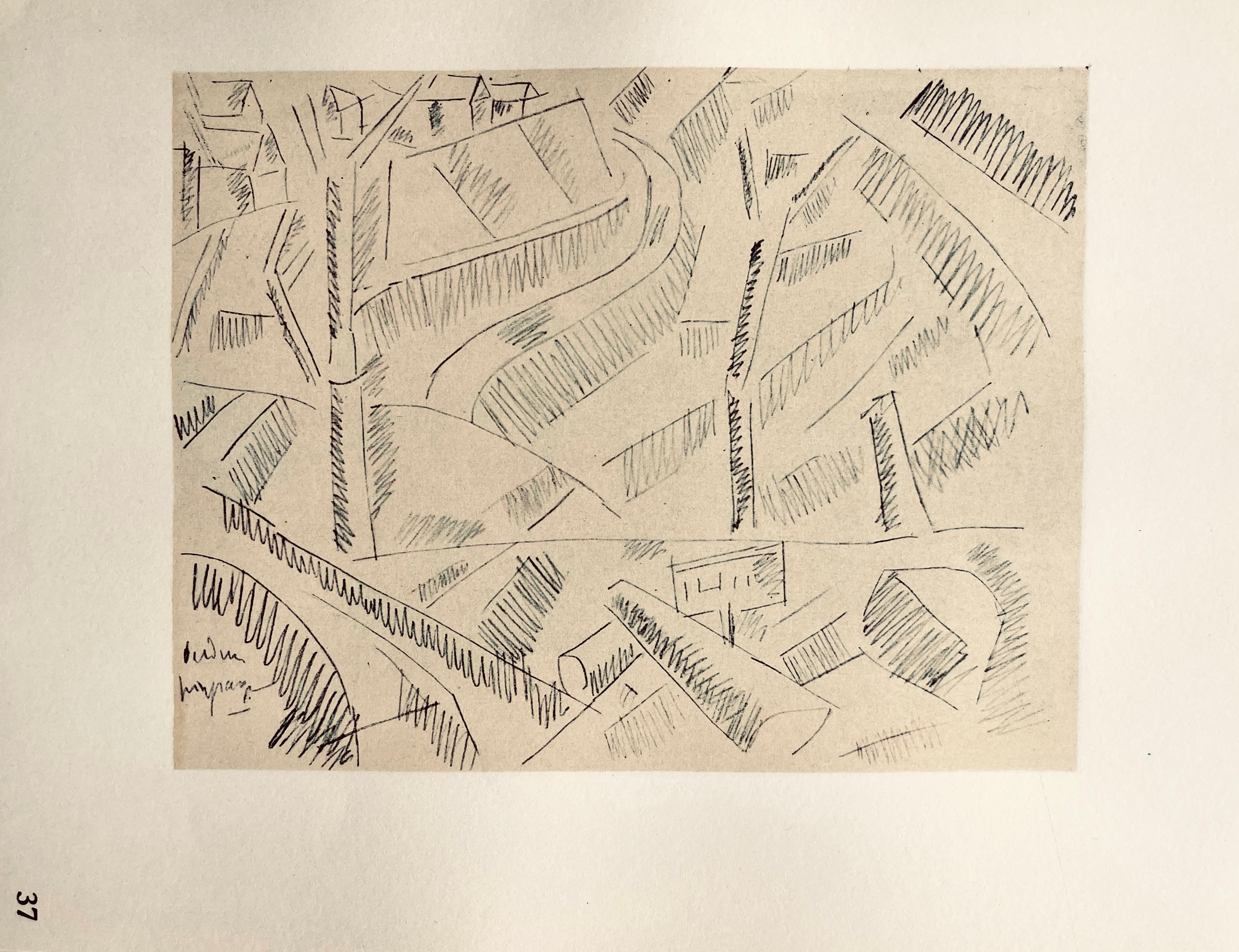 Lithograph, stencil on vélin paper. Paper Size: 7.75 x 10 inches. Inscription: Signed in the plate and unnumbered, as issued. Notes: From the folio, Fernand Léger, Dessins de Guerre 1915-16, 1956. Published by Berggruen et Cie, Paris; printed by