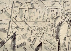 Léger, Paysage en Argonne, Dessins de Guerre 1915-16 (after)