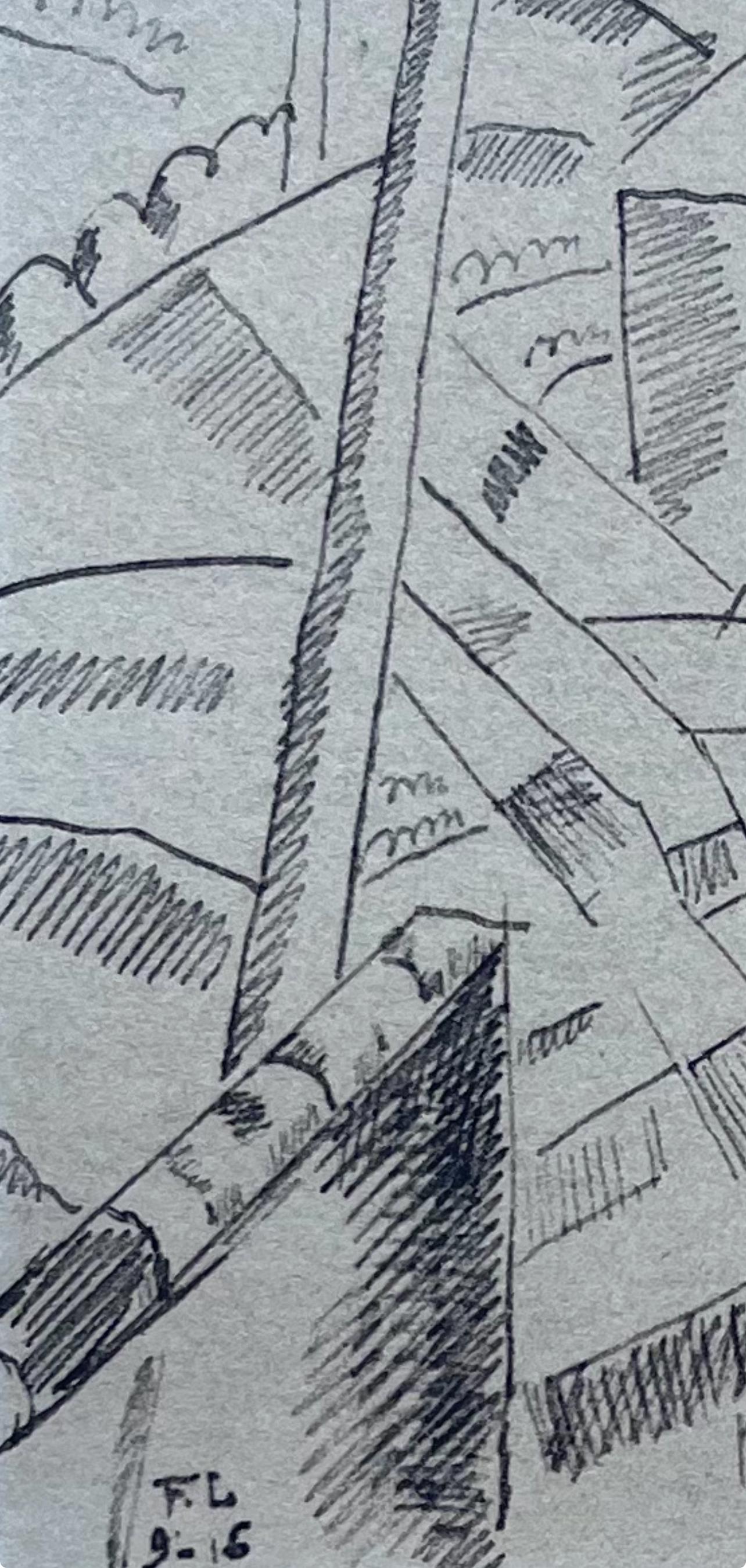 Léger, Paysage En Argonne, Fernand Léger : Dessins de Guerre (après) en vente 3