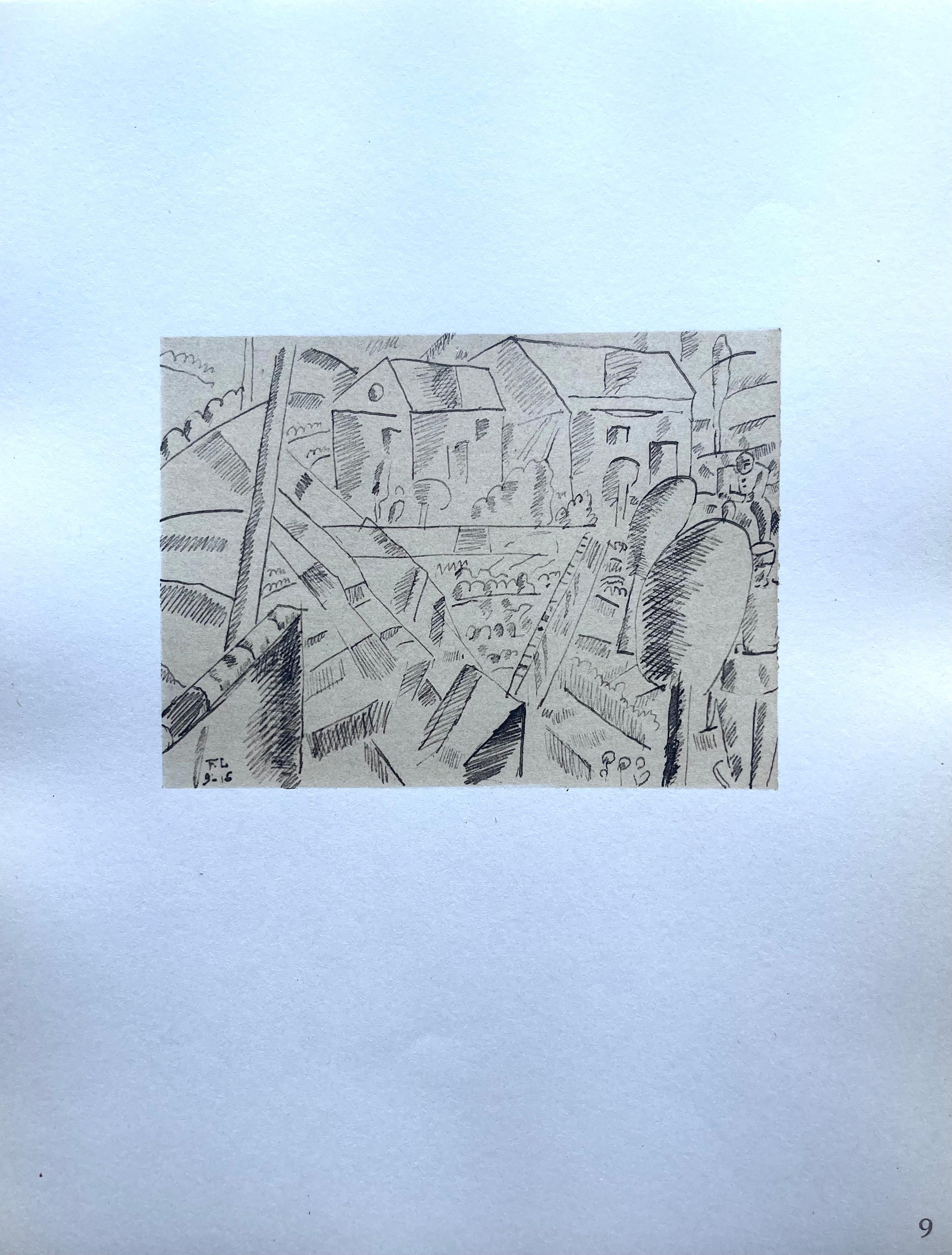 Léger, Paysage En Argonne, Fernand Léger : Dessins de Guerre (après) en vente 7