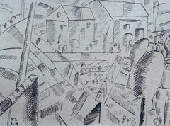 Vintage Léger, Paysage En Argonne, Fernand Léger: Dessins de Guerre (after)