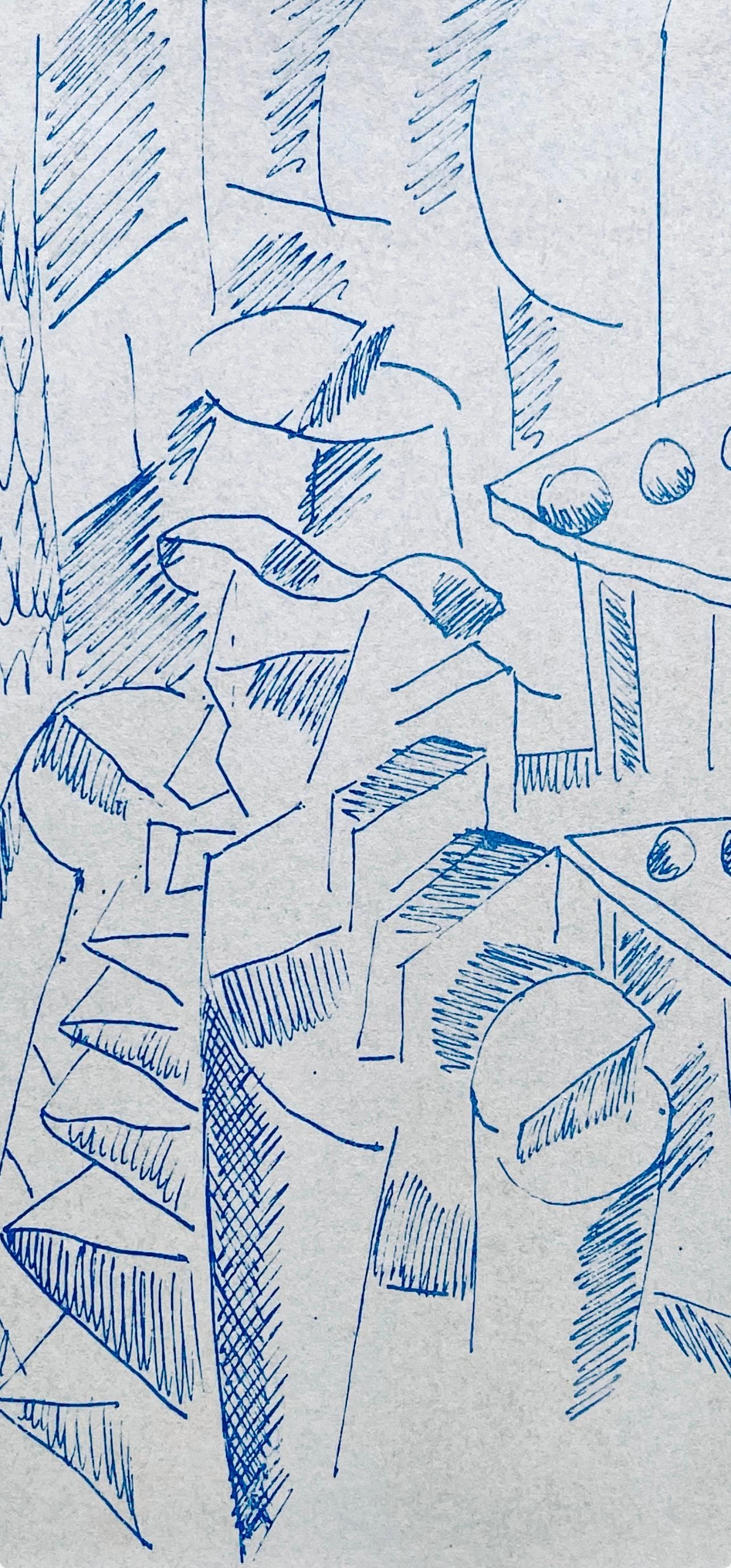 Léger, Soldat assis, Dessins de Guerre 1915-16 (after) - Print by Fernand Léger