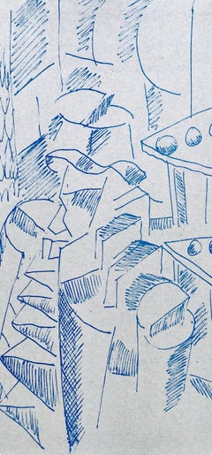 Fernand Leger, Seated Soldier, from War Drawings 1915-16, 1956 (after)