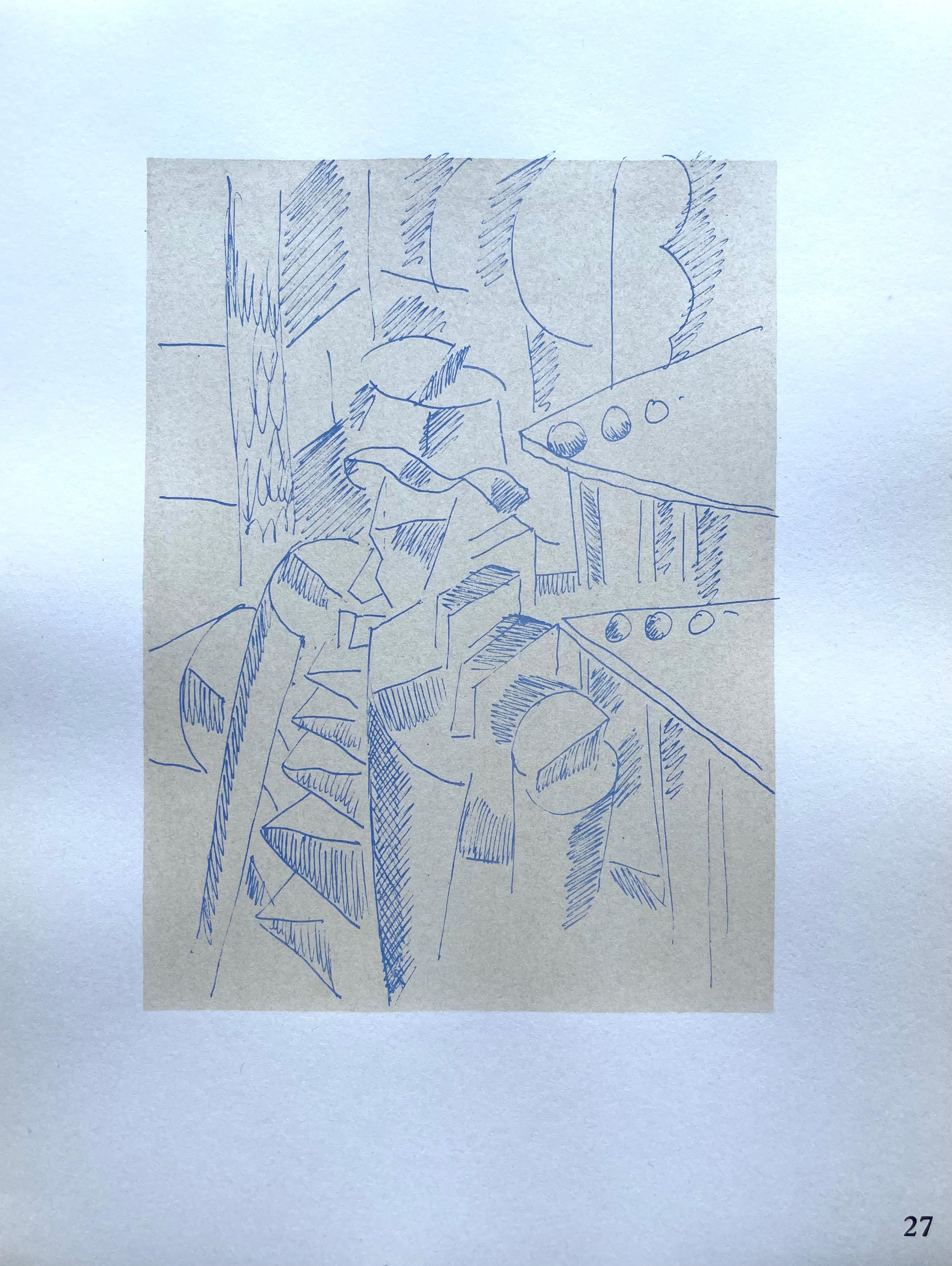 Léger, Soldat Assis, Fernand Léger: Dessins de Guerre (after) For Sale 4