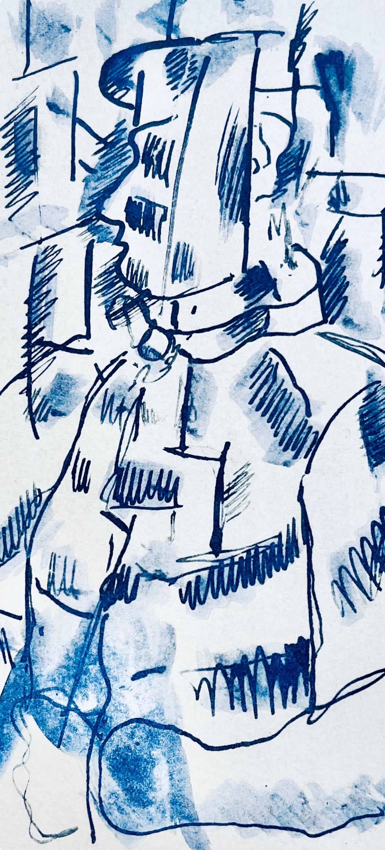 Léger, Soldat blessé, Dessins de Guerre 1915-16 (after) - Print by Fernand Léger