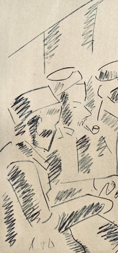 Fernand Leger, Ruhender Soldat, aus Kriegszeichnungen 1915-16, 1956 (nach)