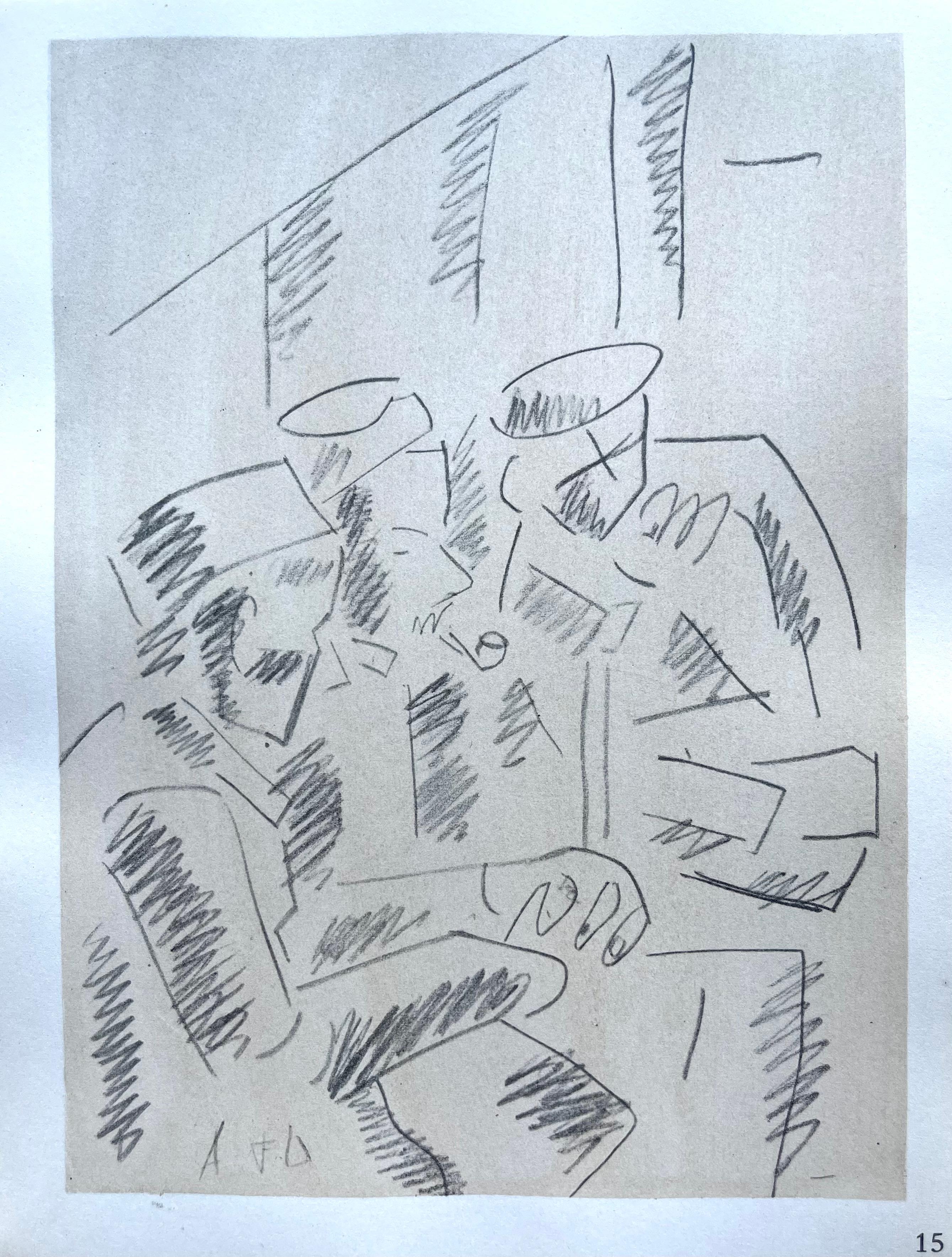 Léger, Soldats Au Repos, Fernand Léger: Dessins de Guerre (after) For Sale 4