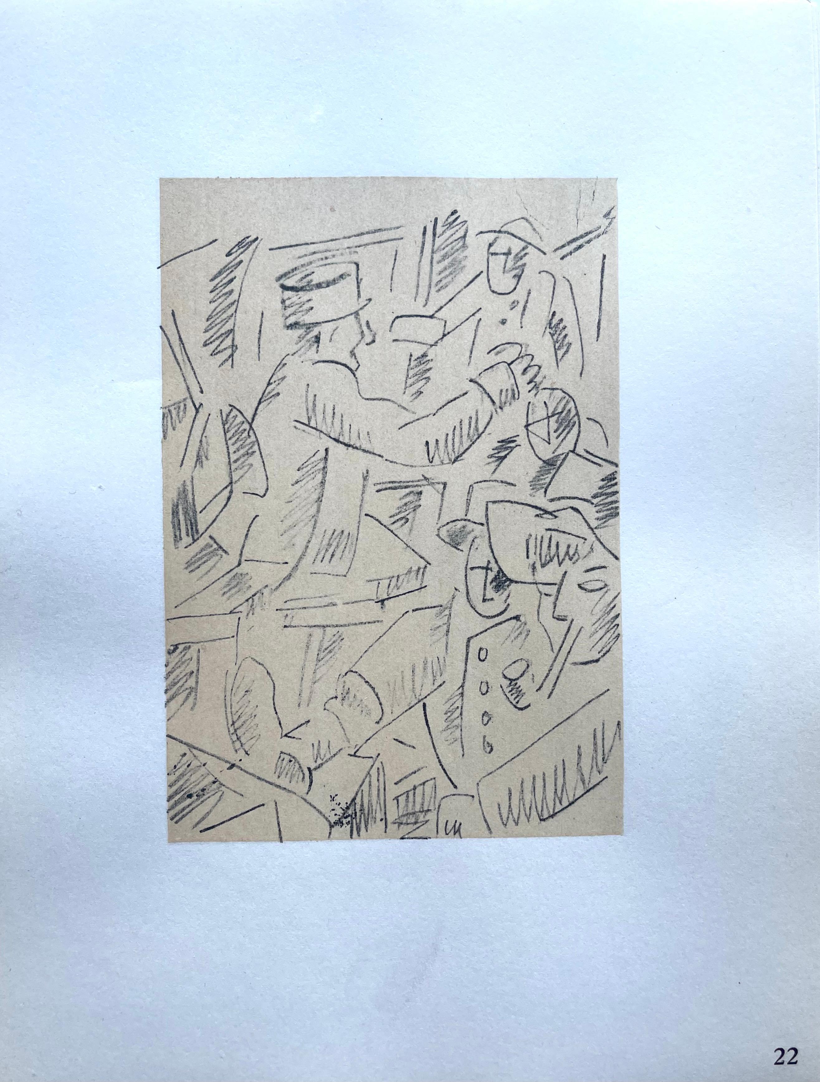 Léger, Soldats Au Repos, Fernand Léger: Dessins de Guerre (after) For Sale 4