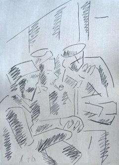 Léger, Soldats au repos, Fernand Léger : Dessins de Guerre (d'après)