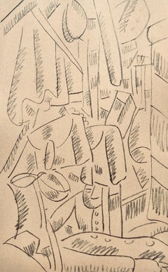Léger, Soldats dans une maison en ruines, Dessins de Guerre 1915-16 (after)