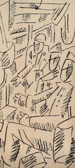 Léger, Soldats jouant aux cartes, Dessins de Guerre 1915-16 (nach)