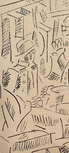 Fernand Leger, Soldats jouant aux cartes, d'après les dessins de guerre 1915-16, 1956 (d'après)