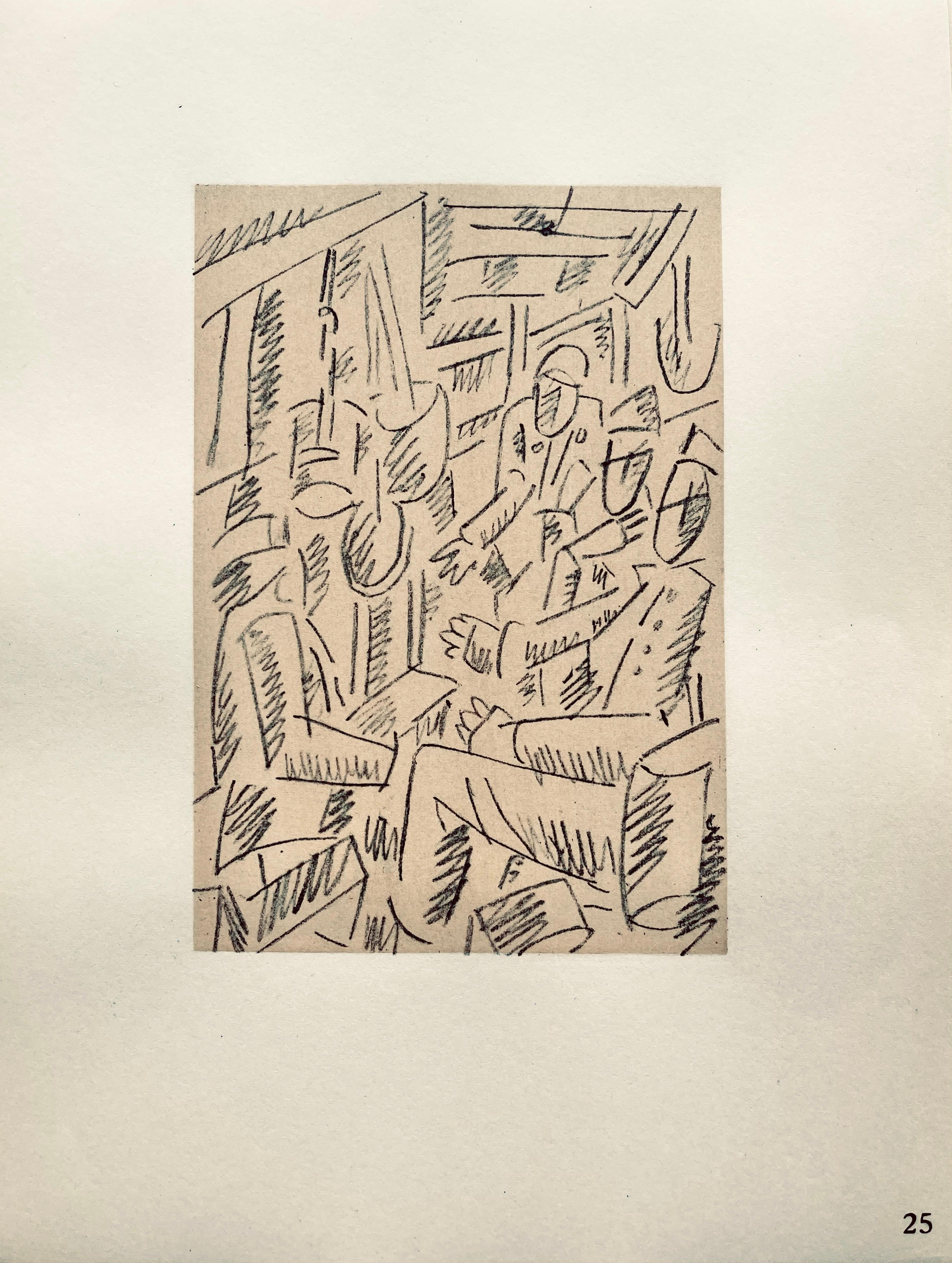 Lithograph, stencil on vélin paper. Paper Size: 10 x 7.75 inches. Inscription: Unsigned and unnumbered, as issued. Notes: From the folio, Fernand Léger, Dessins de Guerre 1915-16, 1956. Published by Berggruen et Cie, Paris; printed by Atelier Daniel