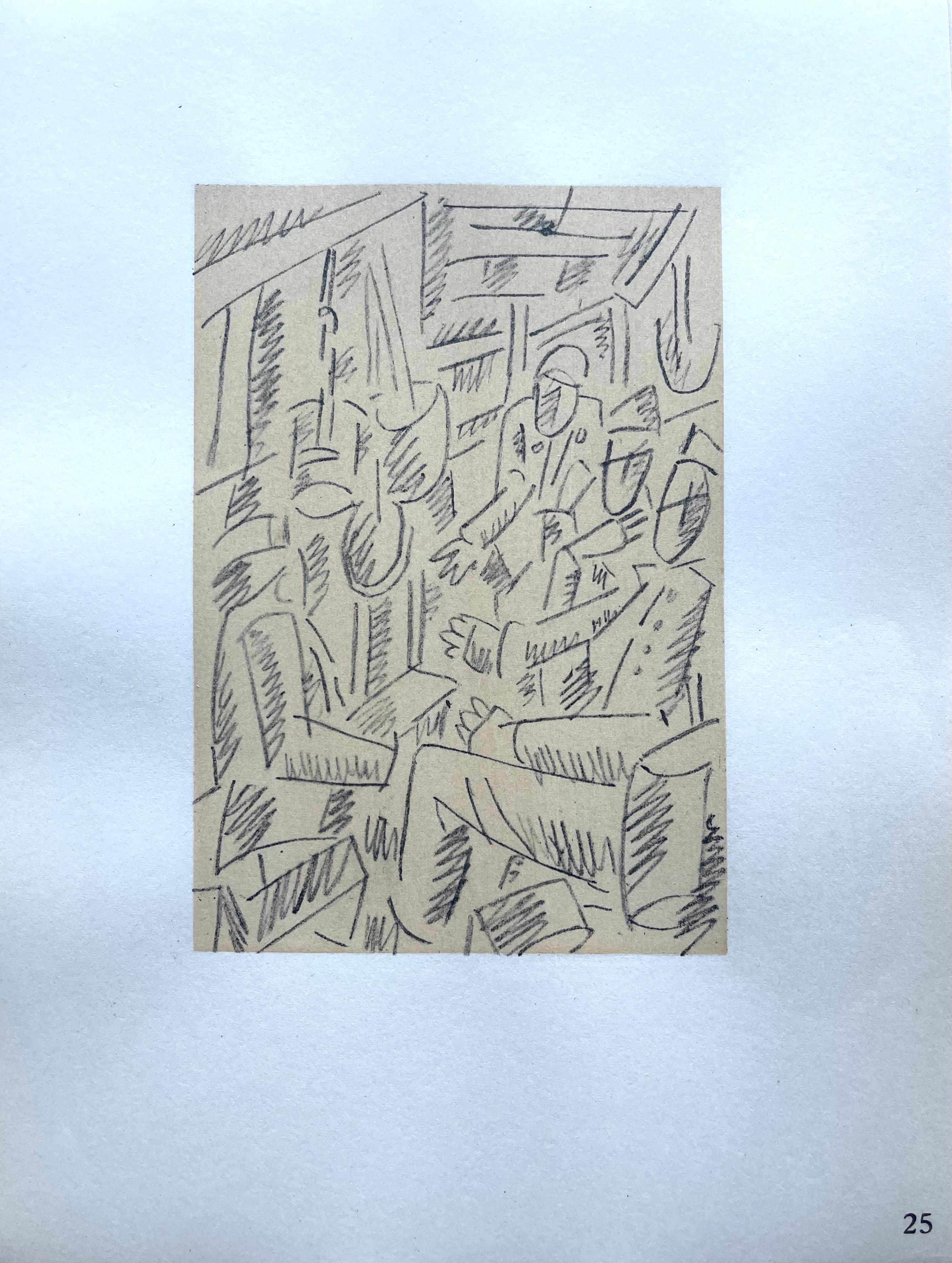 Léger, Soldats Jouant Aux Cartes, Fernand Léger: Dessins de Guerre (after) For Sale 4