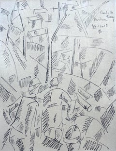 Léger, Sur La Route De Fleury, Fernand Léger: Dessins de Guerre (after)