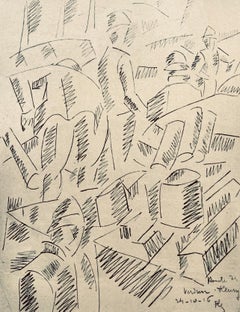Léger, Sur la Route de Fleury: Sapeurs au Travail, Dessins de Guerre (after)