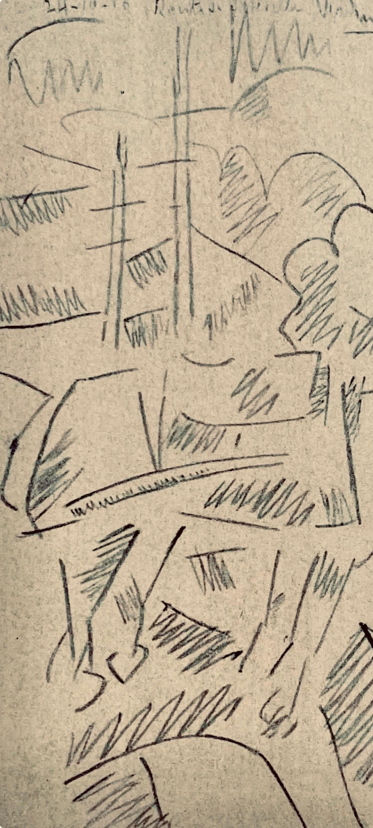 Léger, Sur la Route de Souville, Dessins de Guerre 1915-16 (after) - Print by Fernand Léger