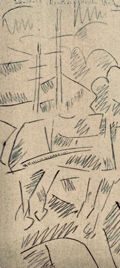 Fernand Leger, Camino de Souville, de Dibujos de guerra 1915-16, 1956 (después)