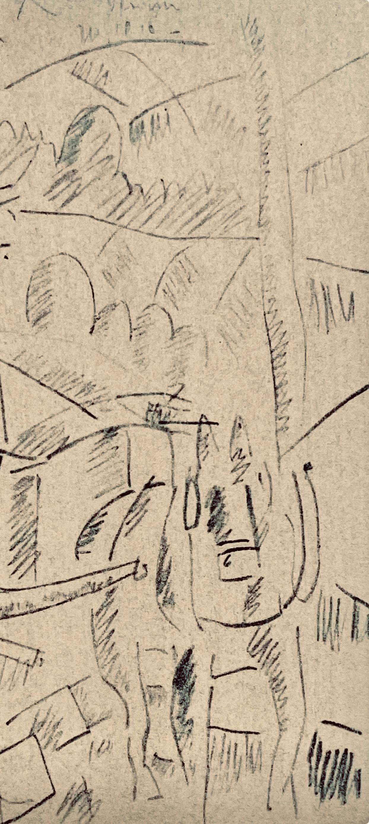 Léger, Sur la Route de Souville, Dessins de Guerre 1915-16 (after) - Print by Fernand Léger