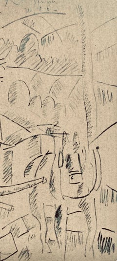 Fernand Leger, Sur la route de Souville, d'après les dessins de guerre 1915-16, 1956 (d'après)