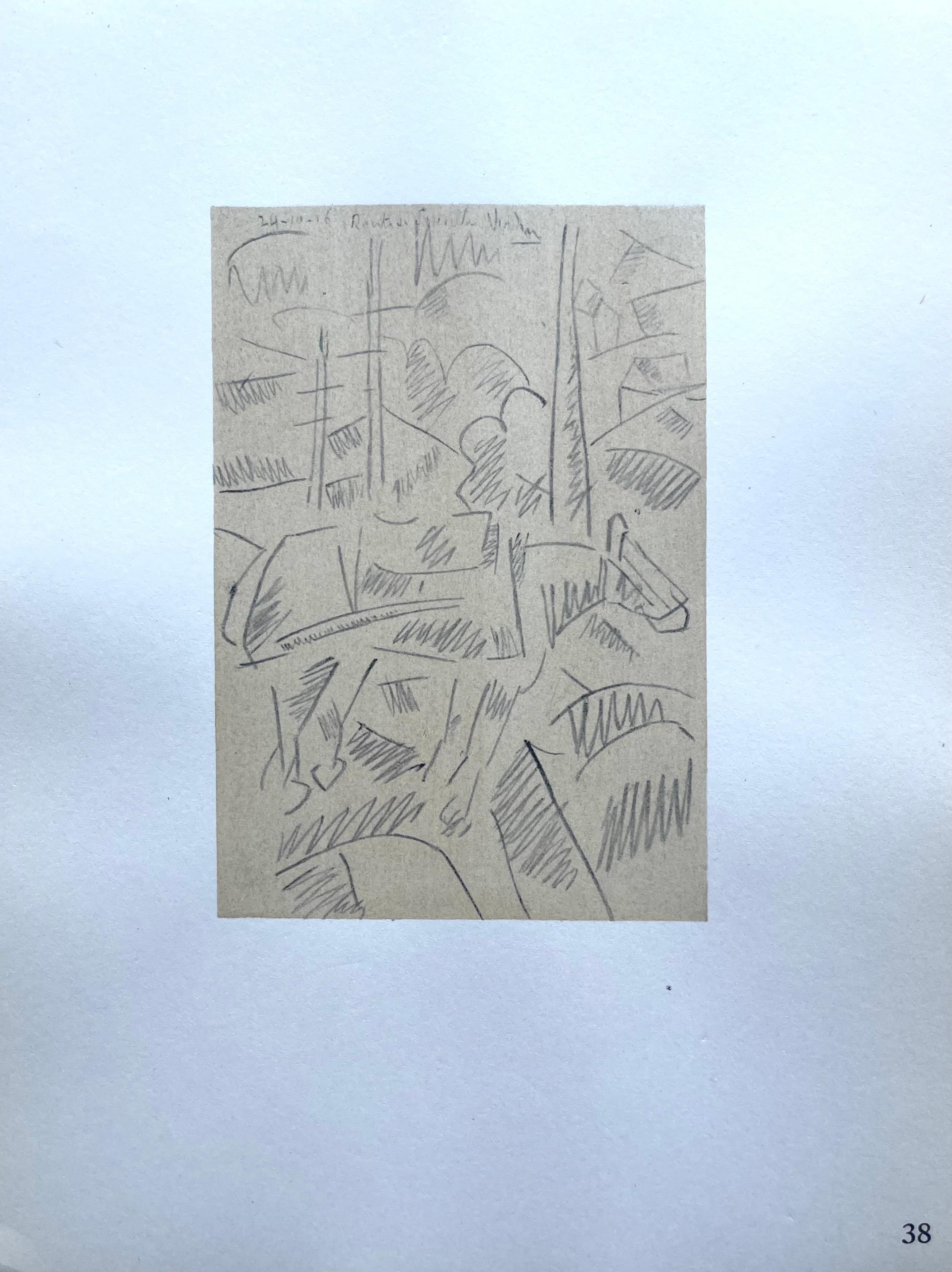 Léger, Sur La Route De Souville, Fernand Léger: Dessins de Guerre (after) For Sale 4