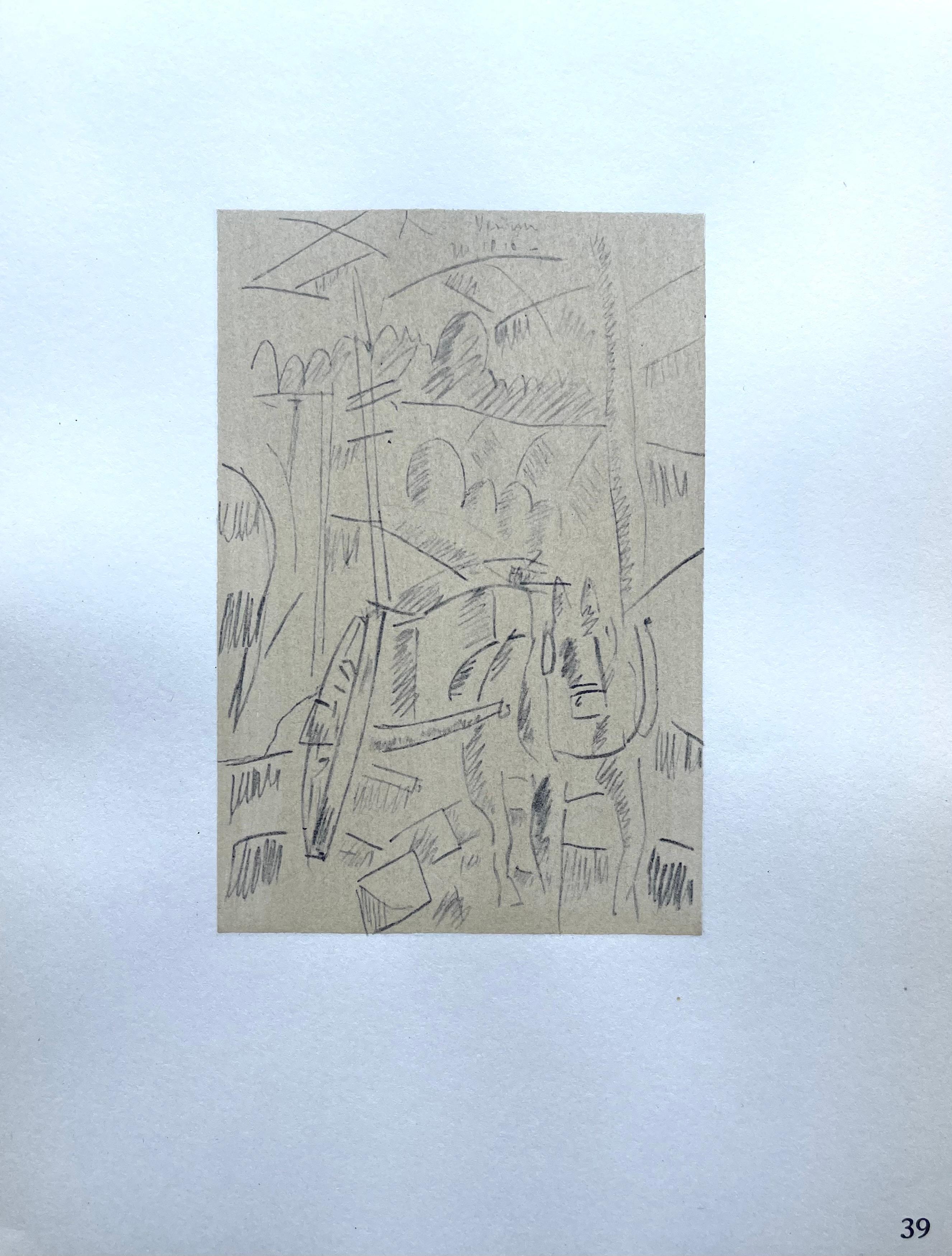 Léger, Sur La Route De Souville, Fernand Léger: Dessins de Guerre (after) For Sale 4