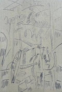 Vintage Léger, Sur La Route De Souville, Fernand Léger: Dessins de Guerre (after)