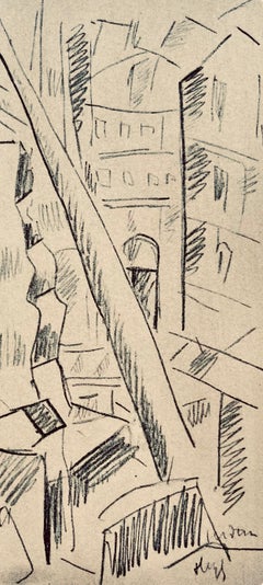 Fernand Leger, Zerstörtes Verdun, aus Kriegszeichnungen 1915-16, 1956 (nach)