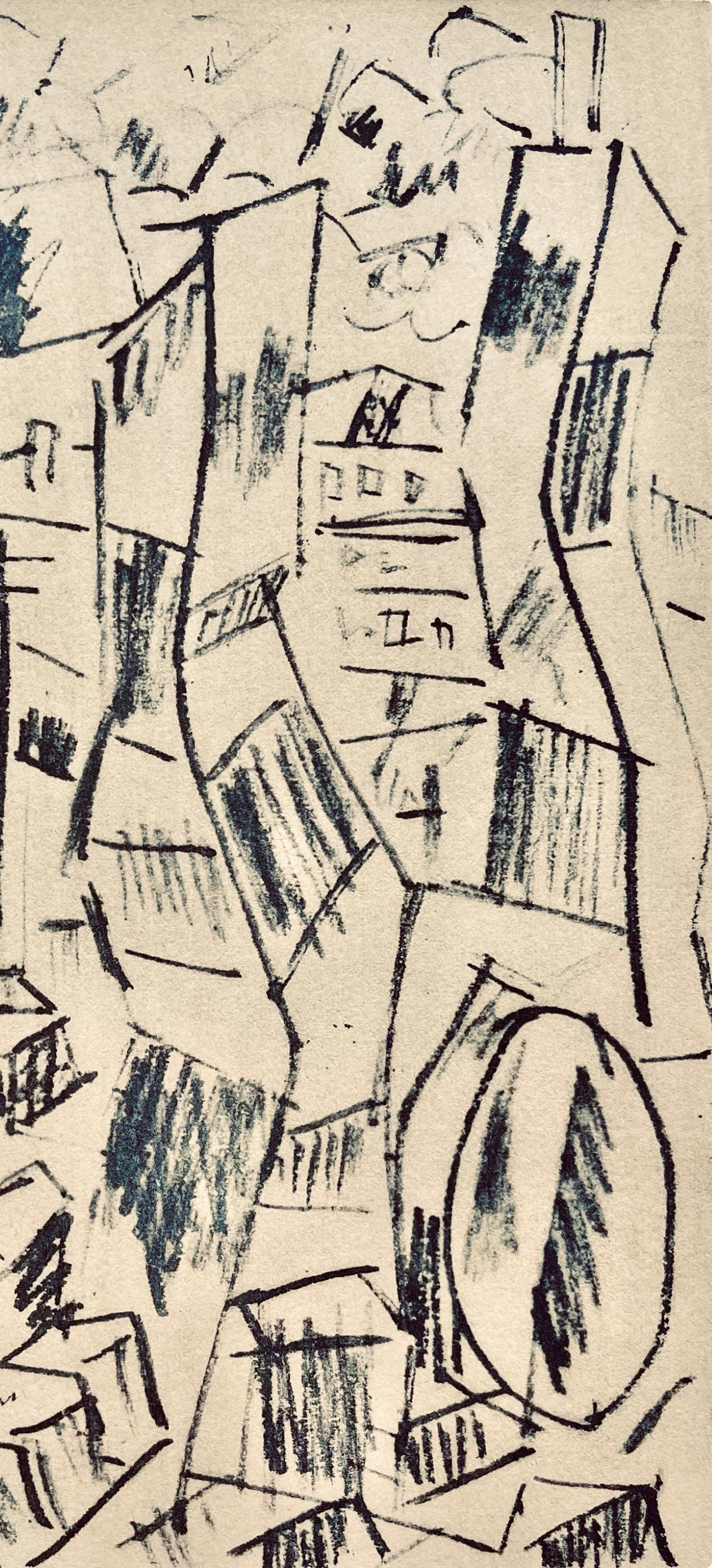 Léger, Verdun: La grille en fer, Dessins de Guerre 1915-16 (after) - Print by Fernand Léger