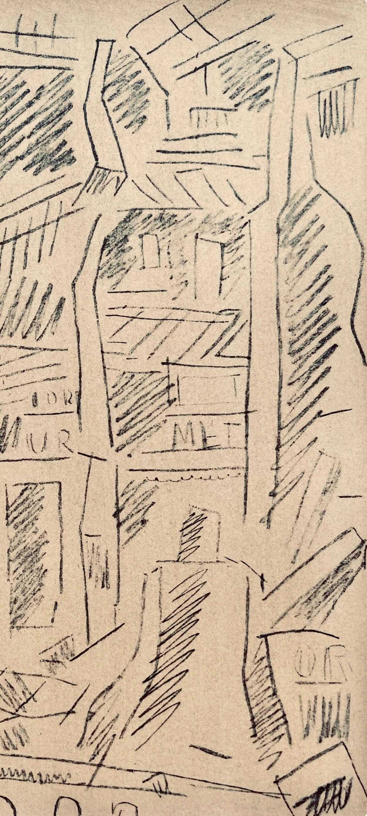 Léger, Verdun: La place d'Armes, Dessins de Guerre 1915-16 (after) - Print by Fernand Léger