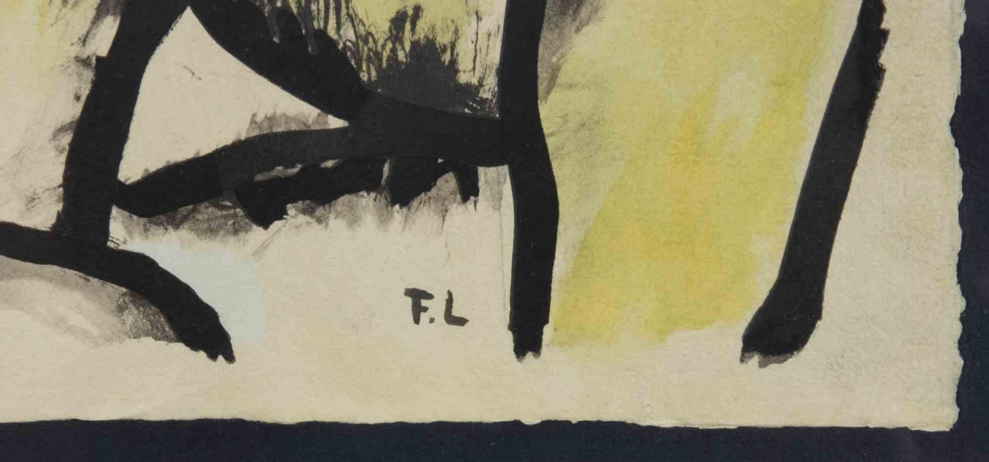 Les Amoureux - Lithographie d'après Fernand Léger - 1959 en vente 2