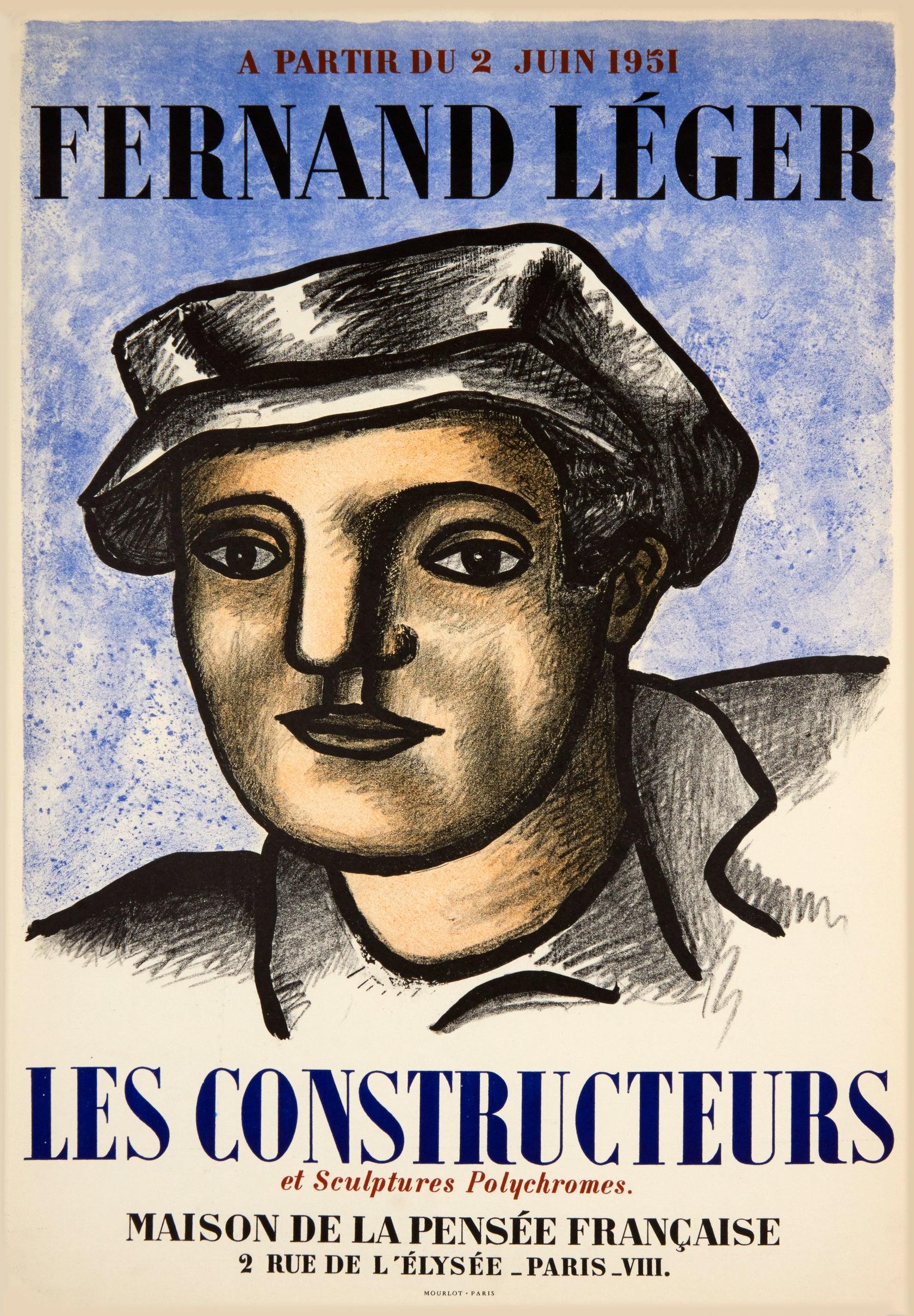 Les Constructeurs by Fernand Leger - Print by Fernand Léger