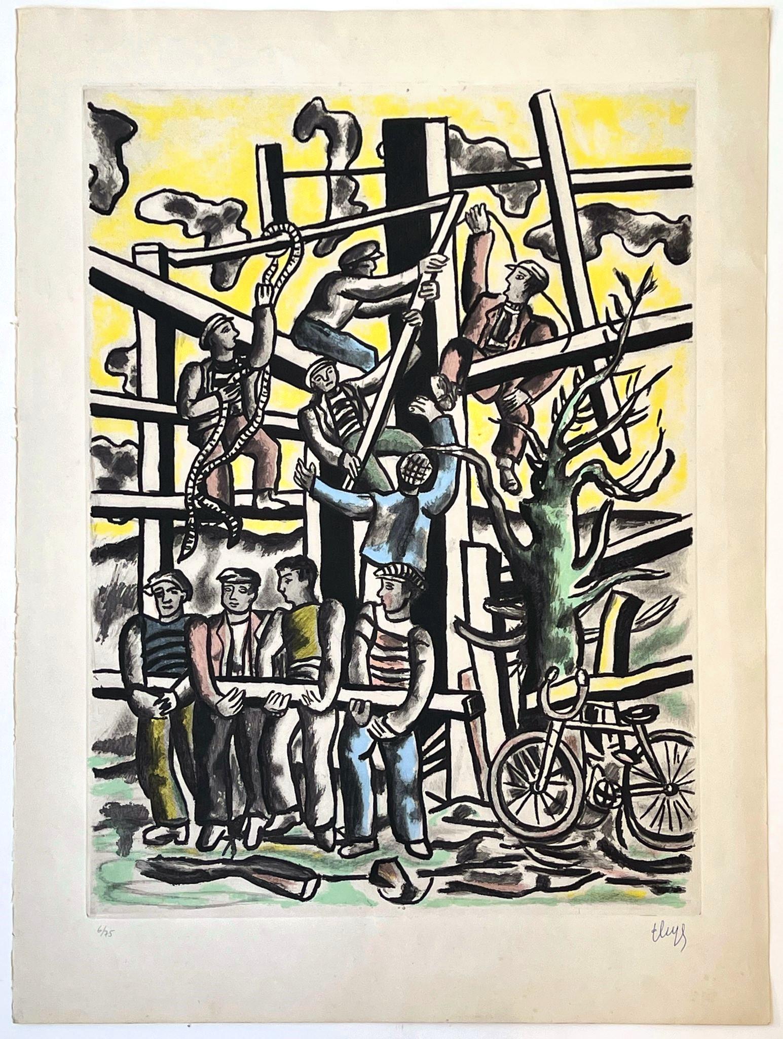 Les Constructeurs - Print de Fernand Léger